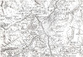 Erste Karte aufgrund geodätischer Vermessungen (1774)